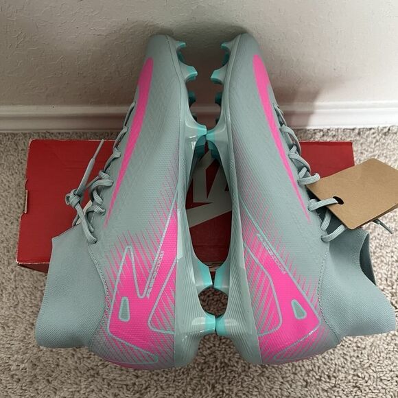 Nike Zoom Mercurial Superfly 10 Pro FG Cleats In Blue/Pink Size 11 FQ1456-301